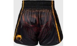Venum Quetzal Fury Muay Thai shorts - Black/Fury Red/ Tangerine