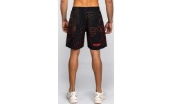 Venum Quetzal Fury Training Shorts - Black/Fury Red/ Tangerine