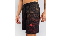 Venum Quetzal Fury Training Shorts - Black/Fury Red/ Tangerine
