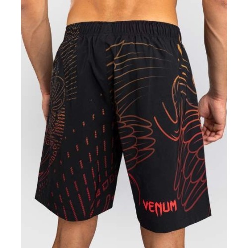 Venum Quetzal Fury Training Shorts - Black/Fury Red/ Tangerine