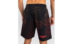 Venum Quetzal Fury Training Shorts - Black/Fury Red/ Tangerine