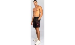 Venum Quetzal Fury Training Shorts - Black/Fury Red/ Tangerine
