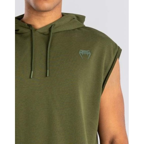 Venum Divide Sleeveless Hoodie - Military Green