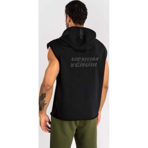 Venum Divide Sleeveless Hoodie - Black