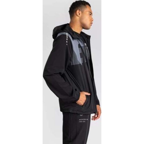 Venum Adrenaline Track Jacket - Black/Silver Grey