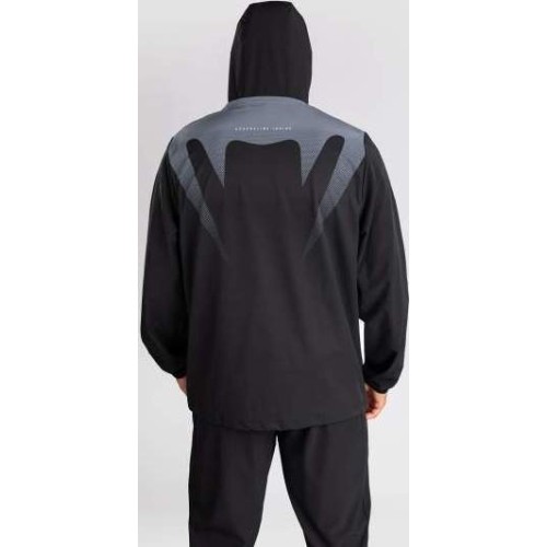 Venum Adrenaline Track Jacket - Black/Silver Grey