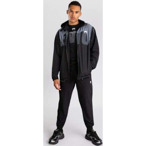Venum Adrenaline Track Jacket - Black/Silver Grey
