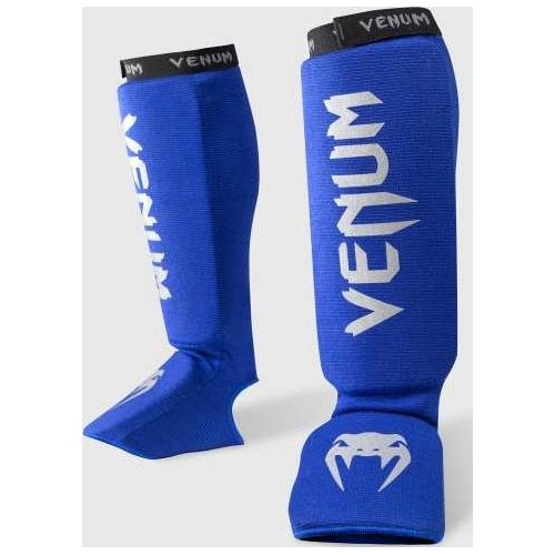 Venum Kontact Shinguards - Royal Blue/ Silver