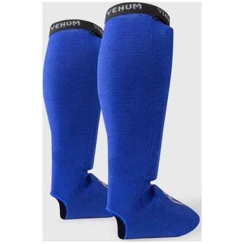 Venum Kontact Shinguards - Royal Blue/ Silver