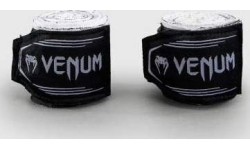 Venum Bats Night Handwraps - Black/White