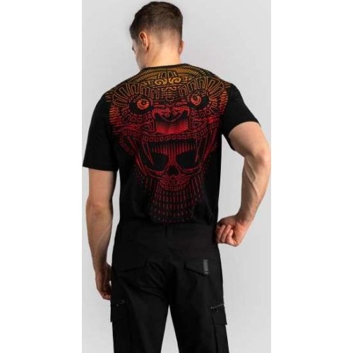 Venum Quetzal Fury T-Shirt - Black/Fury Red/ Tangerine