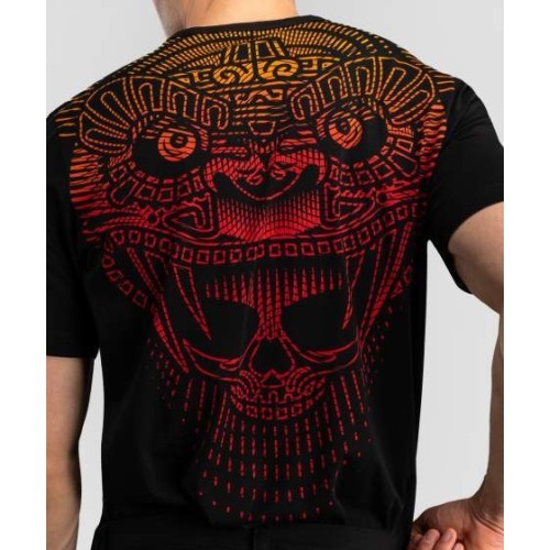 Venum Quetzal Fury T-Shirt - Black/Fury Red/ Tangerine