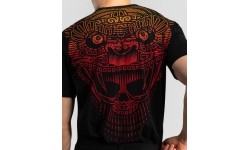 Venum Quetzal Fury T-Shirt - Black/Fury Red/ Tangerine