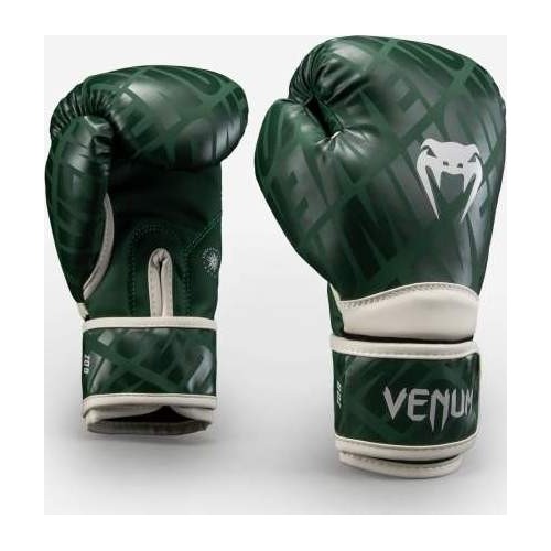 Venum Contender 1.5 XT Kids Boxing Gloves - Forest Green/Off White
