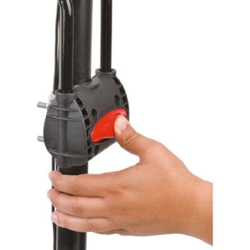 Vaikiškos kėdutės laikiklis Polisport // prie rėmo 24-40 mm, skirtas Bubbly maxi, Guppy maxi, Koolah, Boodie, Bilby ir Wallaroo