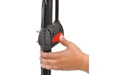 Vaikiškos kėdutės laikiklis Polisport // prie rėmo 24-40 mm, skirtas Bubbly maxi, Guppy maxi, Koolah, Boodie, Bilby ir Wallaroo