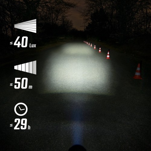 Priekinė lempa Sigma AURA 40 USB