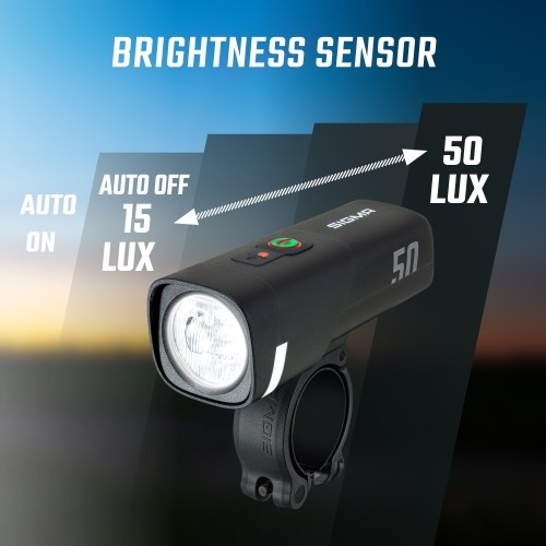 Priekinė lempa Sigma AURA 50 USB