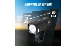 Priekinė lempa Sigma AURA 50 USB