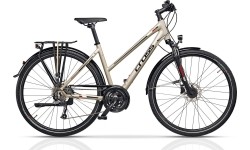 Rower miejski CROSS Travel Trek 28", rozmiar 17" (44cm), szampański