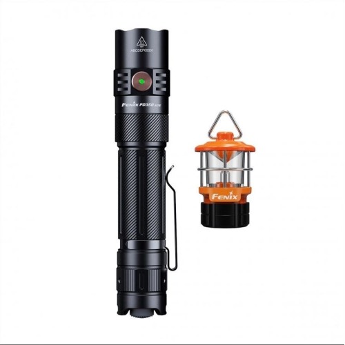 Zestaw latarek Fenix PD35R ACE i CL01 z czerwoną diodą LED