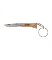 Scyzoryk Opinel No.2 z bukową rękojeścią i kółkiem na klucze