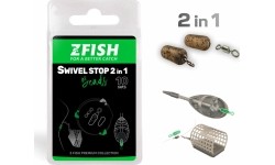 ZFISH koraliki stopujące z krętlikiem 2in1