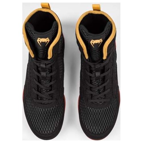 Venum Contender Boxing Shoes - Black/Gold/Red