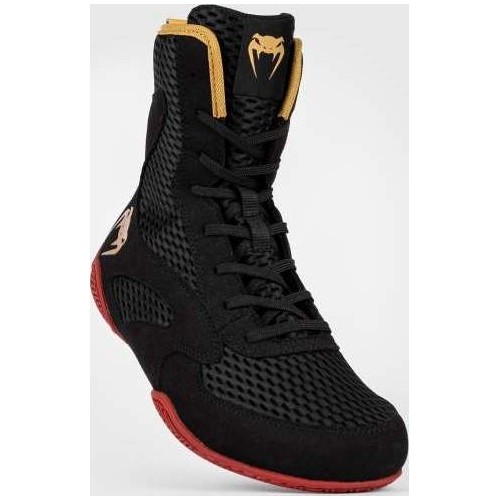 Venum Contender Boxing Shoes - Black/Gold/Red