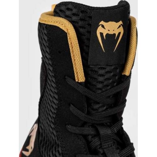 Venum Contender Boxing Shoes - Black/Gold/Red