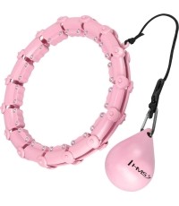 HHW11 Plus Size jasnoróżowe hula-hop z obciążeniem HMS