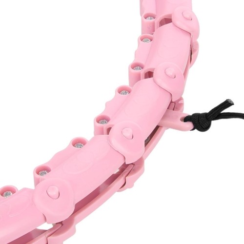 HHW11 Plus Size jasnoróżowe hula-hop z obciążeniem HMS