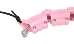 HHW11 PLUS SIZE HULA HOOP LIGHT PINK WITH WEIGHT HMS