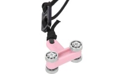 HHW11 PLUS SIZE HULA HOOP LIGHT PINK WITH WEIGHT HMS