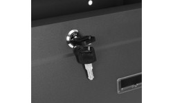 Skrzynka na listy pocztowa ścienna stal galwanizowana antracyt ModernHome