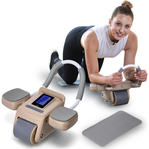 KA08 BROWN AB WHEEL FOR EXERCISING ABS MUSCLES HMS