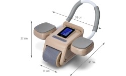 KA08 BROWN AB WHEEL FOR EXERCISING ABS MUSCLES HMS