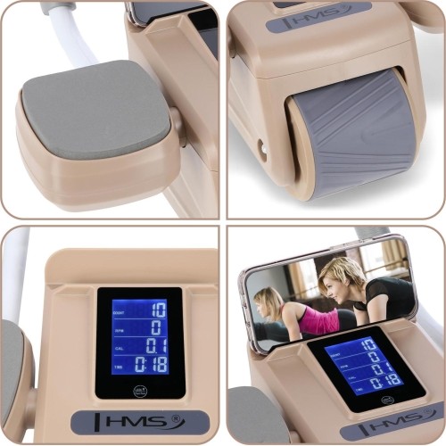 KA08 BROWN AB WHEEL FOR EXERCISING ABS MUSCLES HMS