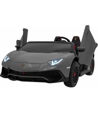 Samochód elektryczny dla dzieci Lamborghini Aventador SV, szary