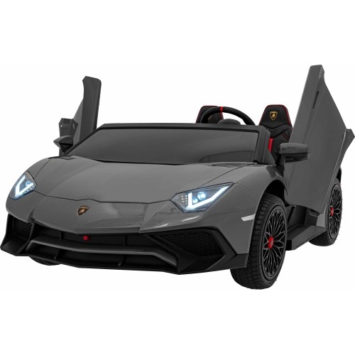 Samochód elektryczny dla dzieci Lamborghini Aventador SV, szary