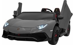 Samochód elektryczny dla dzieci Lamborghini Aventador SV, szary