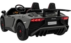 Samochód elektryczny dla dzieci Lamborghini Aventador SV, szary
