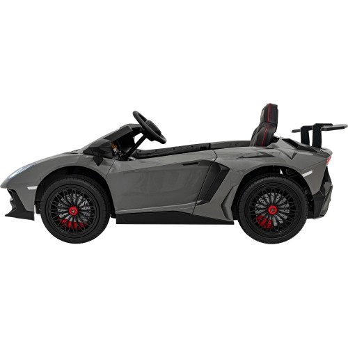 Samochód elektryczny dla dzieci Lamborghini Aventador SV, szary