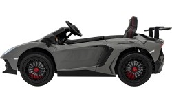 Samochód elektryczny dla dzieci Lamborghini Aventador SV, szary