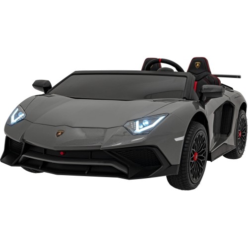 Samochód elektryczny dla dzieci Lamborghini Aventador SV, szary