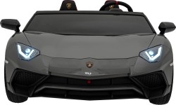 Samochód elektryczny dla dzieci Lamborghini Aventador SV, szary