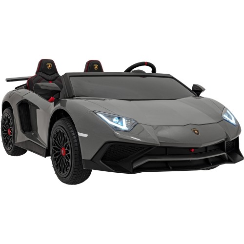 Samochód elektryczny dla dzieci Lamborghini Aventador SV, szary