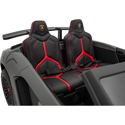 Samochód elektryczny dla dzieci Lamborghini Aventador SV, szary