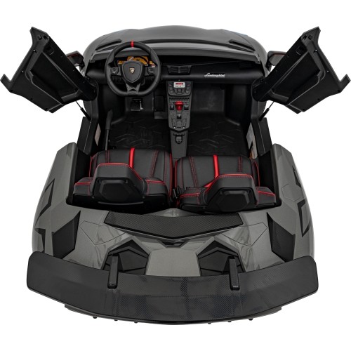 Samochód elektryczny dla dzieci Lamborghini Aventador SV, szary