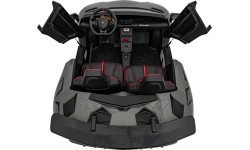 Samochód elektryczny dla dzieci Lamborghini Aventador SV, szary